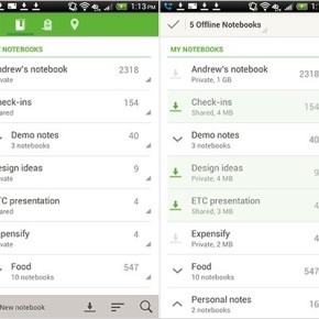 Evernote for Android gets new offline notebooks, widgets and more