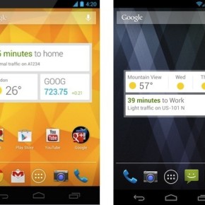 Google Now updated with support for widgets, added information sources
